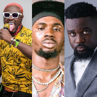 DJ Azonto, Black Sherif and Sarkodie