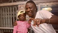 Stonebwoy and his daughter, C.J