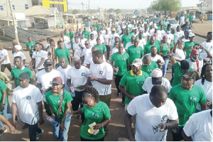 The appeal was made during a health walk in Tamale held as part of the hospital's 50th-anniversary