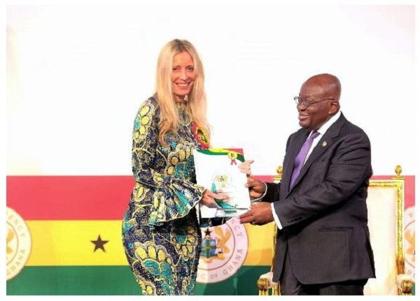 The award was presented at the Ghana National Honours Awards 2023