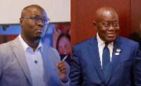 Dr Cassiel Ato Forson (left), Nana Addo Dankwa Akufo-Addo (right)