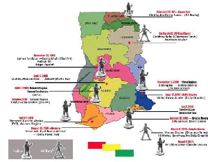 A map of journalists beaten across the country