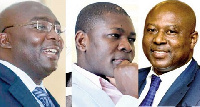 Vice President Dr Mahamudu Bawumia, Roland Agambire and Dr Abdul Nashiru