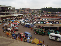 The Kejetia terminal is undergoing construction