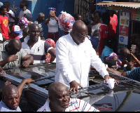 Nana Akufo-Addo during his campaign tour