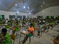 The MP and DCE of Obuasi visited the school to check up on the students