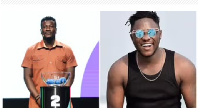 Asamoah Gyan (Left) and Medikal