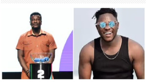 Asamoah Gyan (Left) and Medikal