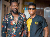 Samini captured with Kofi Kinaata