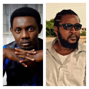 Chuks Ineh with Ayo Makun populary known as AY