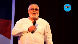 Former President Flt Lt Jerry John Rawlings