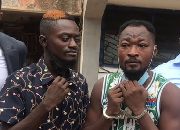 Lil Win (left) was in court to sympathize with Funny Face