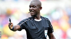 Referee Joseph Lamptey