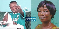 Patapaa Amisty and his mother