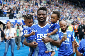 Black Stars Defender, Daniel Amartey And His Sons