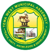 Tema West Municipal Assembly logo