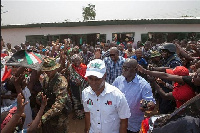 President John Mahama celebrates Christmas in Bole.