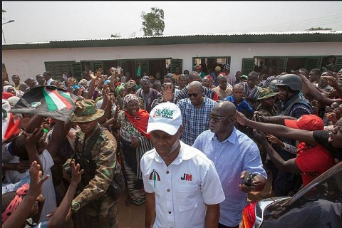 President John Mahama celebrates Christmas in Bole.