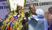 John Dramani Mahama with Sheik Salisu Shaban