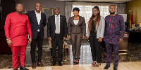 Officials from NYA, Commonwealth Council met with Vice president Bawumia