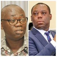 Director General GES, Prof. Kwasi Opoku Amankwa and Education Minister, Dr Mathew Opoku Prempeh