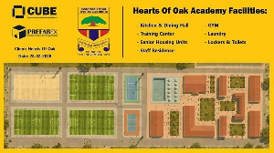 A file photo of Accra Hearts of Oak Pobiman Academy project