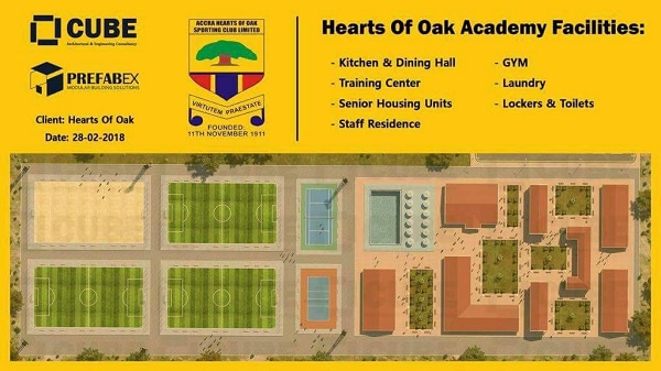 A file photo of Accra Hearts of Oak Pobiman Academy project