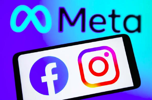 Meta, Facebook and Instagram logos