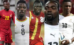 L-R Accam, Ekuban, Adiyiah, Tagoe and Warris