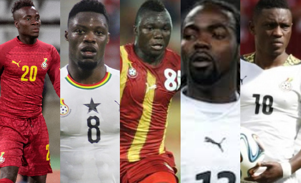 L-R Accam, Ekuban, Adiyiah, Tagoe and Warris