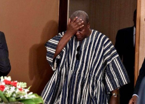 MAHAMA VERY SAD