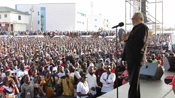 Former President Jerry John Rawlings