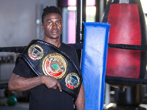 Ghanaian boxer, Dodzi Kemeh