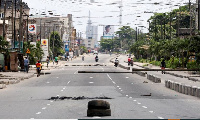 File photo of a street in Nigeria