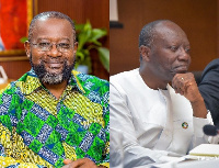 Kwame Jantuah (left), Ken Ofori-Atta (right)