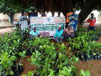 OLAM Ghana Cashew has presented high yielding Grafted cashew seedlings to the farmers