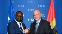 Kurt Okraku and Gianni Infantino