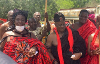 Omanhen of the Gomoa Akyempim Traditional Area, Obrifo Ahunaku Ahor Ankobea II