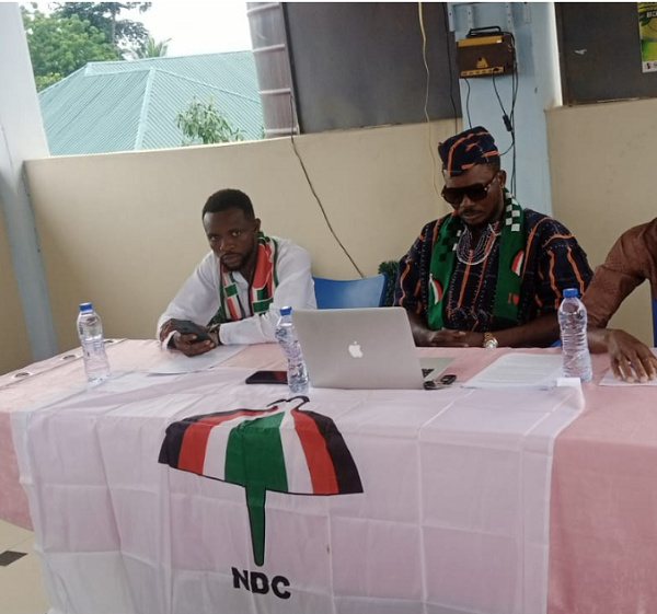 Some Branch Executives  of the NDC in Kwahu Afram Plains North