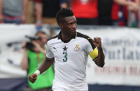 Black Stars striker , Asamoah Gyan