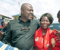 Mrs. Della Sowah and Ibrahim Mahama