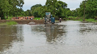 Many farms have been destroyed in the floods