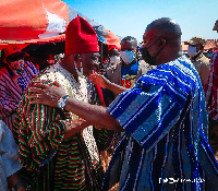 Dr Bawumia is in the Upper East Region for a three-day tour