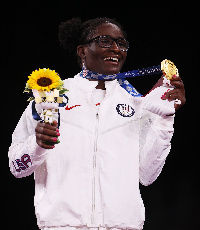 American wrestler, Tamyra Mensah-Stock