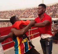 Patrick Allotey (right) pleaded not guilty