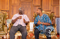 Dr. Bernard Okoe-Boye met with the former president, John Kufuor