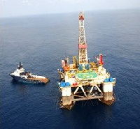 An off shore oil field (file photo)