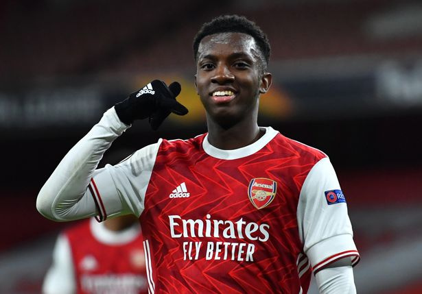 Eddie Nketiah , is an English born striker with a Ghanaian heritage