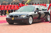 President Akufo-Addo still uses his BMW 2007 model as his presidential vehicle