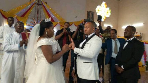 The Arusha even was the third ceremony the couple had held